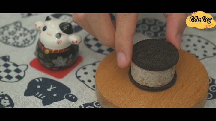 Kem làm từ bánh Oreo 2 #amthuc