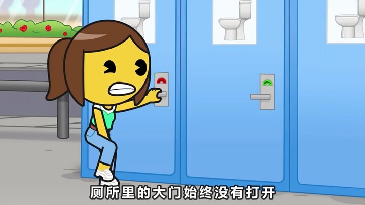 The girl had only drunk a bottle of water when her stomach suddenly began to ache unbearably!