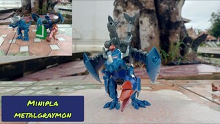 minipla Dimensional Beast Metalgraymon Digimon Xroswars