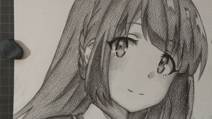 [Vẽ tay] Vẽ Shoko Makinohara trong 200 phút Tôi hy vọng người tôi thích nhất có thể hạnh phúc. Tôi m