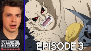 THE CITY OF HERESY!! ED VS. CORNELLO! | Fullmetal Alchemist: Brotherhood REACTION Episode 3