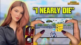 iPhone 13 Pro Max Pubg HANDCAM🔥4 FINGER + Full GYRO | BEST GIRL PLAYER #27