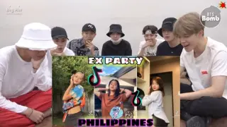 [FAKE REACTION] BTS reaction to TikTok Trends in PHILIPPINES | JAYBeatz Mashup