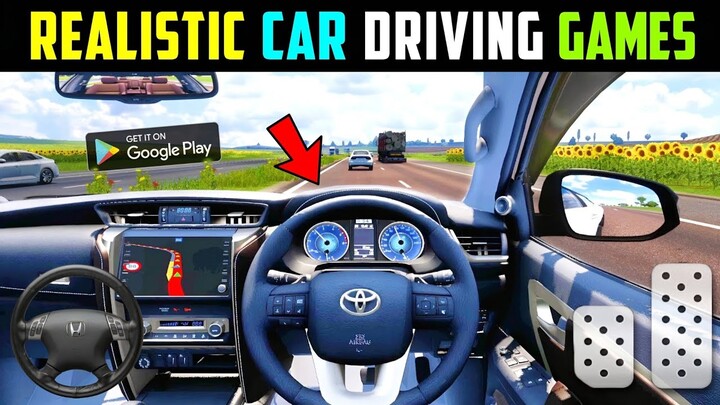 Top 5 Realistic Car Driving Games for Android l Best car driving games on android 2024