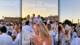 "Acara paling romantis di Prancis" - Pesta Malam Berpakaian Putih