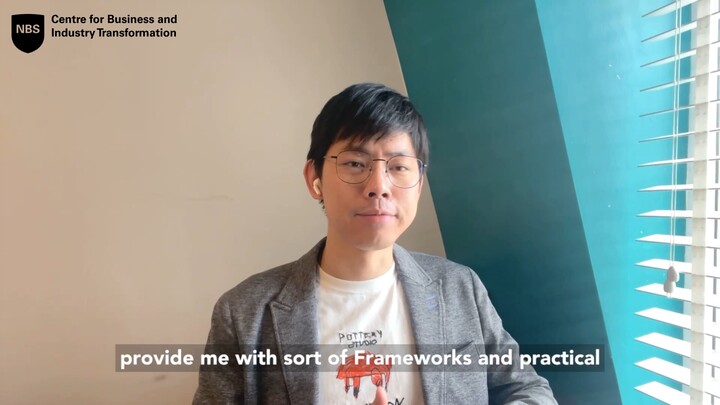 Smon Wong talk about his experience with the course