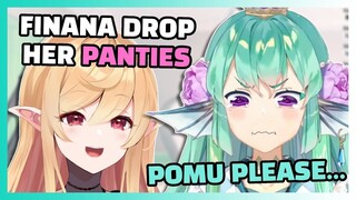 Pomu saw Finana’s Dropped Pantsu [Nijisanji EN Vtuber Clip]