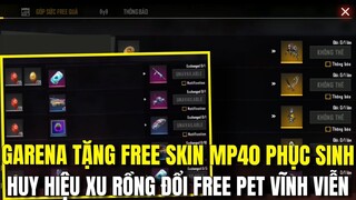 Garena Tặng Skin MP40 Phục Sinh Free, Review Sự Kiện Phục Sinh Vô Vàn Phần Quà - Huy Hiệu Xu Rồng