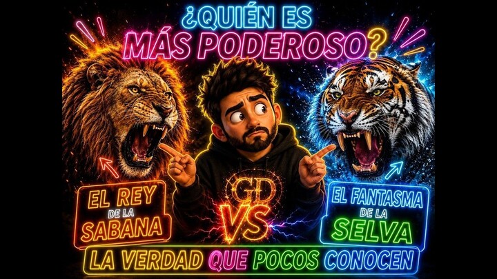 LEÓN vs TIGRE — El verdadero rey de los grandes félidos.