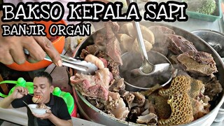 AUTO KOLESTROL FULL TETELAN !!! BAKSO KEPALA SAPI MAS YUDI  WIBISONO LOWAYU - kuliner viral gresik
