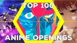 Top 100 Anime Openings of all TIme (again)