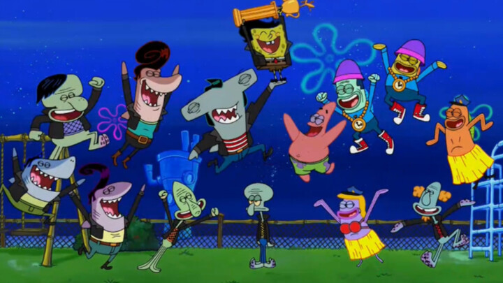 【SpongeBob SquarePants】The Shark Gang is the coolest (self-made subtitles)