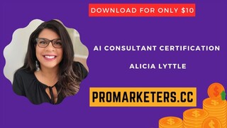 AI Consultant Certification by Alicia Lyttle