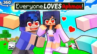 Everyone LOVES APHMAU in Minecraft 360°