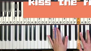 【Piano】The warm and healing melody of "kiss the rain", a classic