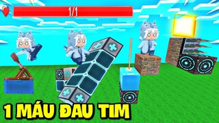 MAP NÀY RẤT ĐAU TIM: MEOWPEO VƯỢT QUA NAOBI PHÁ ĐẢO PARKOUR 1 MÁU SANS SIÊU KHÓ TRONG MINI WORLD