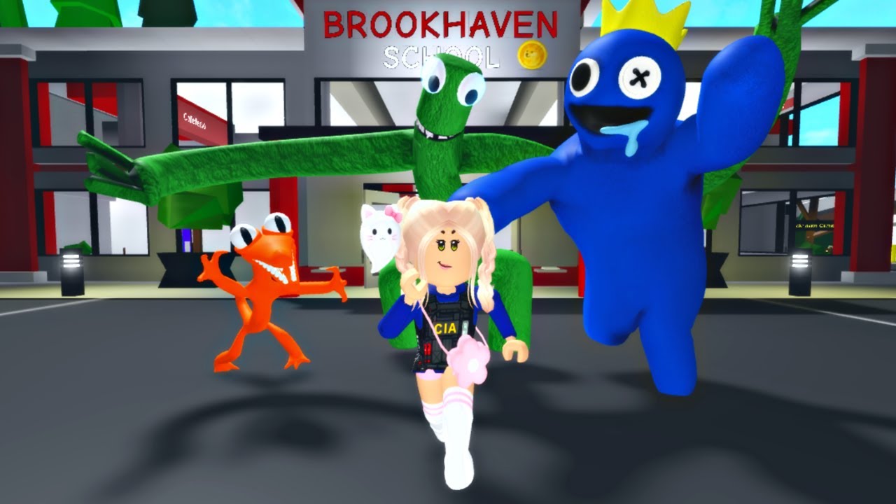 ROBLOX Rainbow Friends vs Hacker Brookhaven 🏡RP