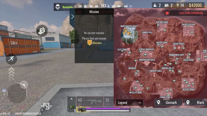 last man standing 1v1 br bloodstrike!