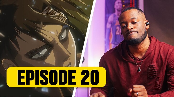 FIRST TIME WATCHING ATTACK ON TITAN!! 1X20 REACTION "WHO IS THIS FEMALE TITAN!?!"