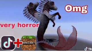 #46 Tik Tok Minecraft - Xây Hình Thủy Quái Cực Kinh Dị Trong Minecraft