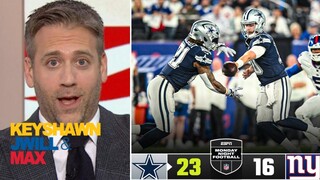 Max Kellerman on Cooper Rush rallies to win third straight start as Cowboys beat Giants 23-16