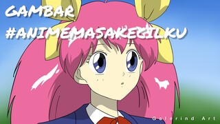 花咲 ももこ Tutorial Gambar Waifu Masa Kecilku | Backsoundnya Bikin Balik ke Era 90-an, Timelapse 4K HD