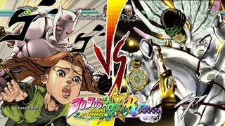 Bites The Dust Resets Made In Heaven-JoJo's Bizarre Adventure All Star Battle R (Kosaku VS Pucci)