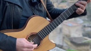 Guitar + Guitar Bow = Cello? Guitar Performance of the "Game of Thrones" Theme Song