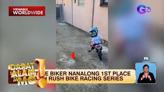 Bata, nakamit ang 1st place sa isang push biking race! | Dapat Alam Mo!