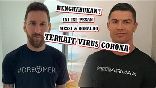 MENGHARUKAN!! PESAN RONALDO & MESSI di Tengah WABAH CORONA!! RONALDO ubah HOTEL nya Jadi RUMAH SAKIT