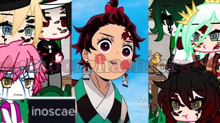 past uppermoons react to tanjiro(CRINGE)