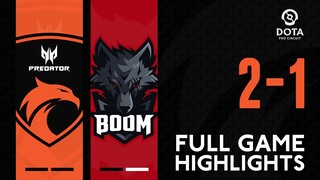 TNC Predator vs Boom | DPC Season 2 SEA Full Match Highlights