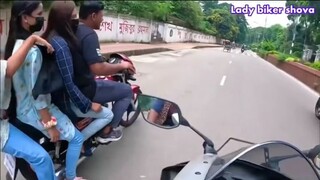 কামটা করল কি তিন মাইয়া নিয়া বাইক চালাইতাছে🤣