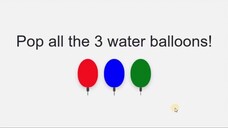 Pop All The 3 Water Ballons #nandosan24 #pop #water