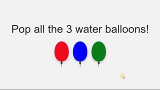 Pop All The 3 Water Ballons #nandosan24 #pop #water