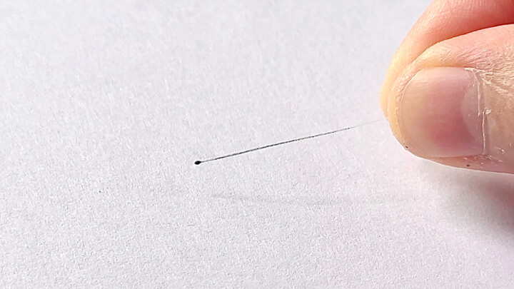 Can you really write with just a single whisker?