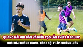 QUANG HẢI GHI BÀN VÀ KIẾN TẠO LẦN THỨ 2 Ở PAU FC: KHỞI ĐẦU KHÔNG TƯỞNG, ĐỒNG ĐỘI PHÁP CHOÁNG LUÔN