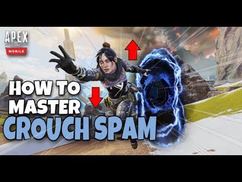 How To MASTER "CROUCH SPAM" MOVEMENT on APEX LEGENDS MOBILE