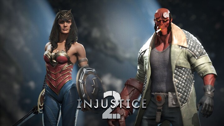 WONDER WOMAN vs HELLBOY || INJUSTICE 2