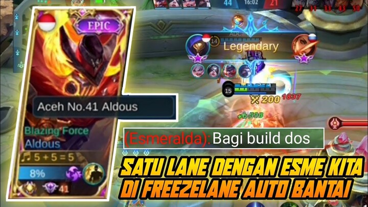 INI AKIBAT FREEZELANE ALDOUS KU BALAS LEGENDARY!! - MLBB