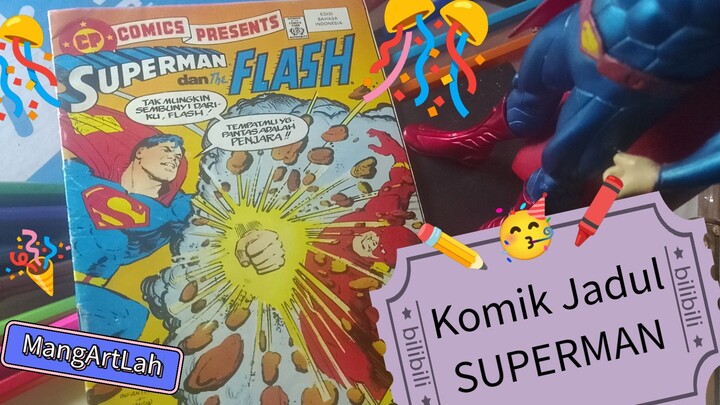Komik jadul SUPERMAN hadiah dari sabun mandi tahun 1985