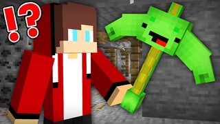 JJ Pranked Mikey With OP Items in Minecraft Challenge (Maizen Mizen Mazien)