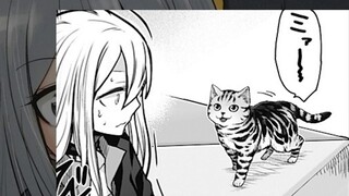 The c*ess of cats saved the earth?! The alien girl was fascinated by the cat!