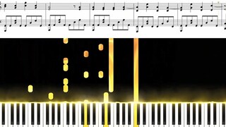 [Điểm miễn phí] Hiệu ứng đặc biệt ACG biểu diễn piano Bảng Xếp Hạng Các Nhà Vua OP2 "Naked Brave" Vaundy