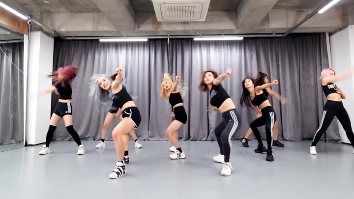 韩国小姐姐翻跳 MAMAMOO - HIP【练习室】