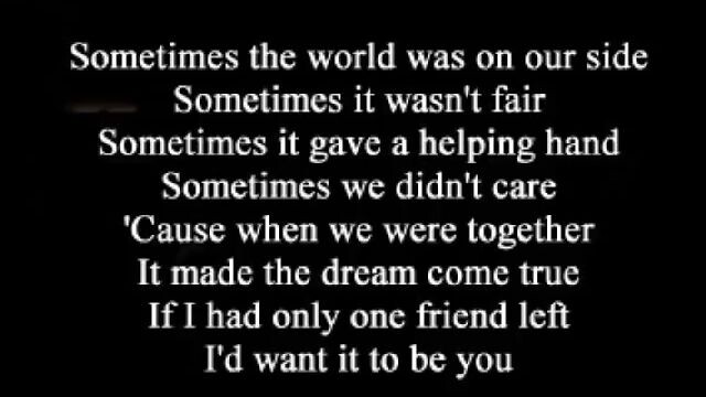 One Friend - Dan Seals