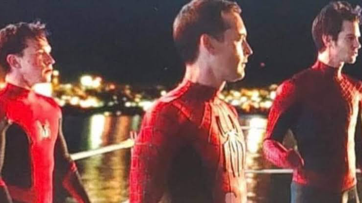 Spider-man no way home leaks Tom, Andrew and Tobey