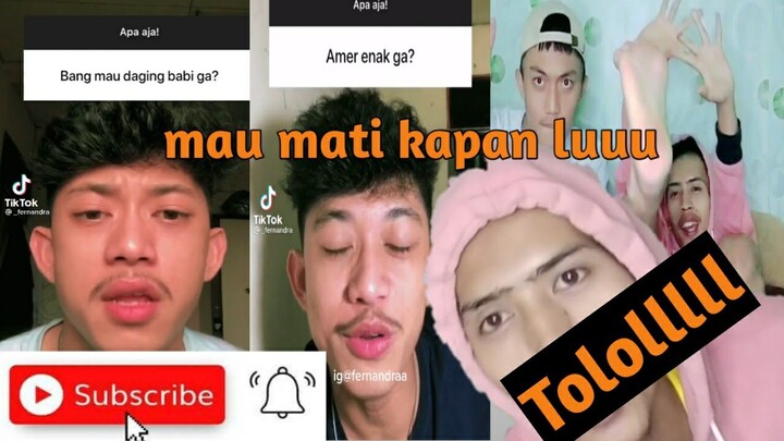 reaction video tiktok viral.. amer/daging babi