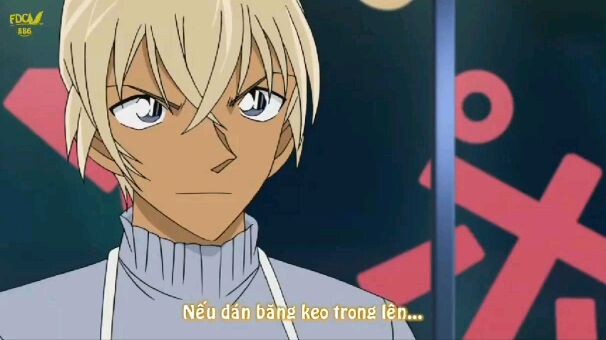 Amuro san quá ư đẹp trai Conan