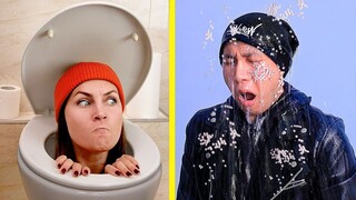 Home Alone! 12 Funny Self-Defense Pranks! Prank Wars!